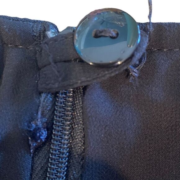 Talbots Sz 6P Classic Black Corporate Workwear Swing Knee Length Skirt - Picture 9 of 9